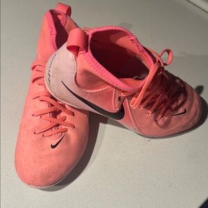 Nike Bright Pink Athletic Cleats